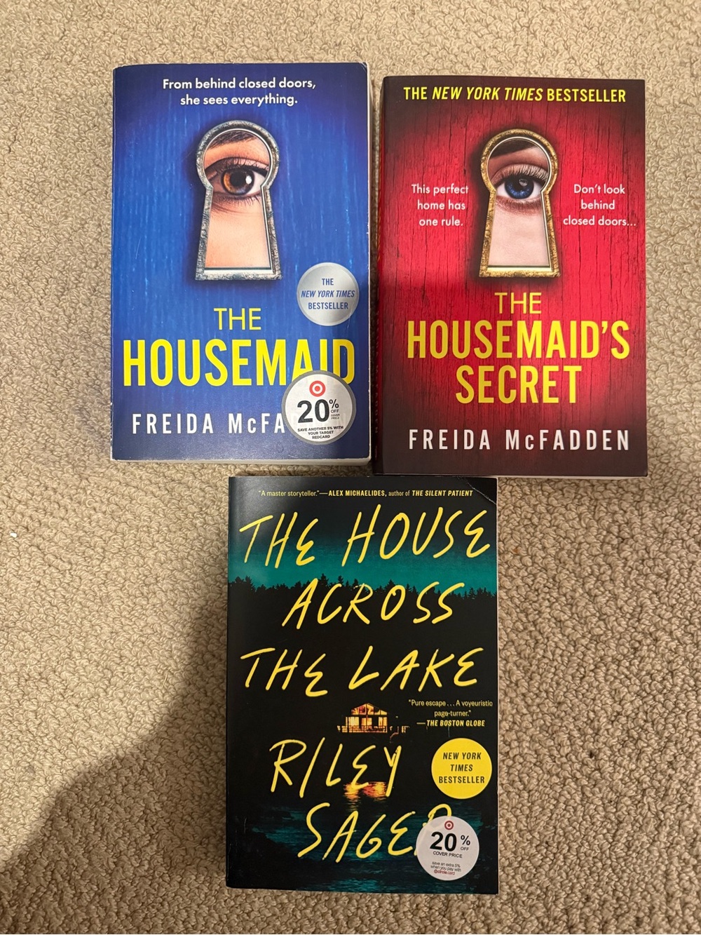 The Housemaid, The Housemaid's Secret, and The House Across the Street